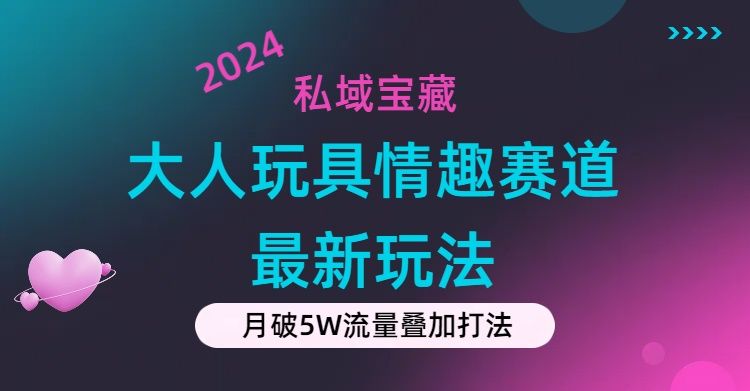私域宝藏：大人玩具情趣赛道合规新玩法，零投入，私域超高流量成单率高青柠创客-网创项目资源站-副业项目-创业项目-搞钱项目青柠创客