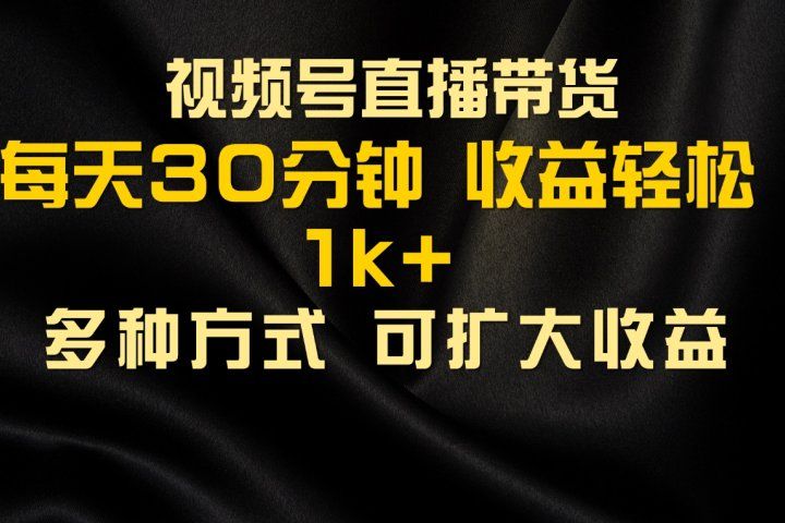 视频号直播带货，2024年最新骚操作，独家玩法，小白轻松上手青柠创客-网创项目资源站-副业项目-创业项目-搞钱项目青柠创客
