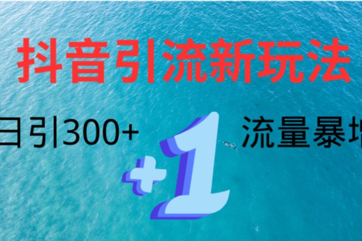 创业粉高效引流，抖音工具号玩法4.0，日引300+青柠创客-网创项目资源站-副业项目-创业项目-搞钱项目青柠创客