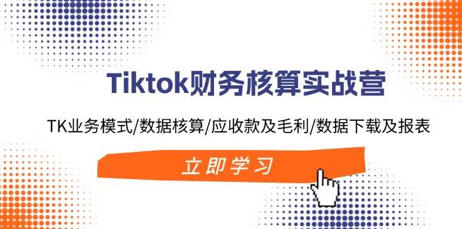（11978期）Tiktok财务核算实战营：TK业务模式/数据核算/应收款及毛利/数据下载及报表青柠创客-网创项目资源站-副业项目-创业项目-搞钱项目青柠创客