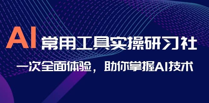 AI-常用工具实操研习社，一次全面体验，助你掌握AI技术青柠创客-网创项目资源站-副业项目-创业项目-搞钱项目青柠创客